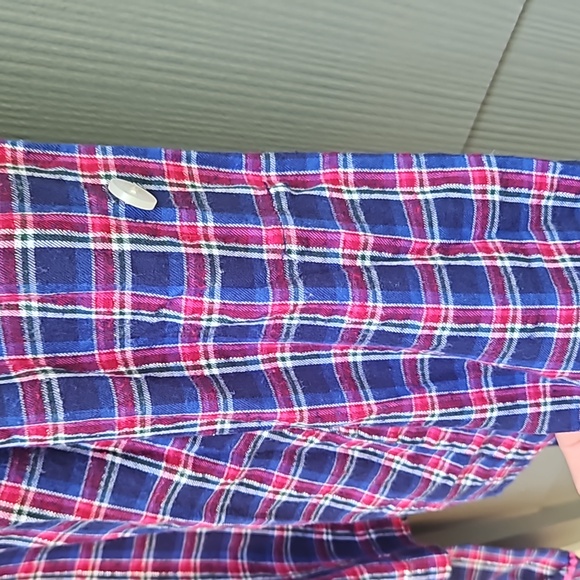 Ladies Victoria secret pajama set button down plaid Medium - Picture 10 of 12